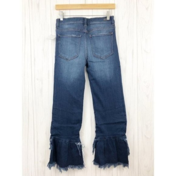 SP Black Ruffle Hem Jeans - Picture 8 of 8